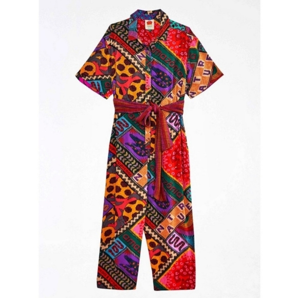 FARM Rio jumpsuit with scarf - Picture 4 of 6